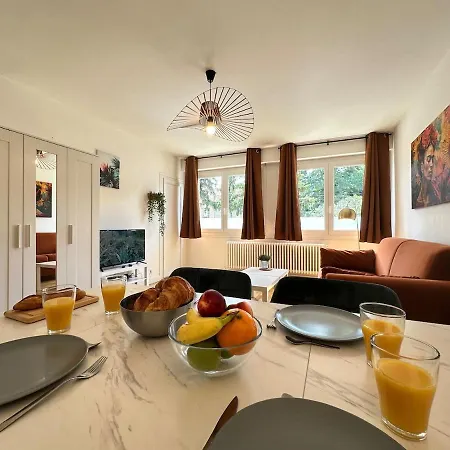 Apartmán M Lorry Frida Cosy Au Rdc Avec Balcon Proche