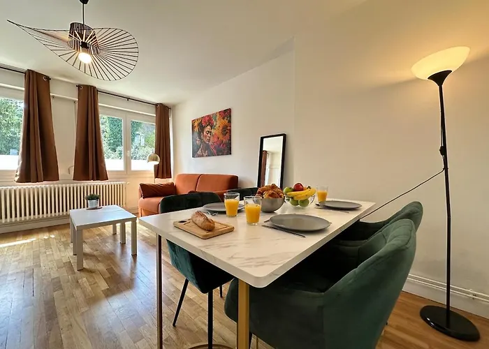 M Lorry Frida Cosy Au Rdc Avec Balcon Proche 公寓 梅斯