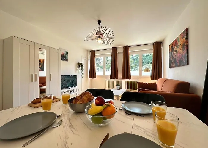 Daire M Lorry Frida Cosy Au Rdc Avec Balcon Proche